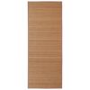 vidaXL Alfombra rectangular de bamb&uacute; marr&oacute;n 80 x 300 cm