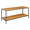 House Nordic Soporte para TV con 2 estantes Avery roble y negro