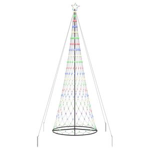 vidaXL &Aacute;rbol de Navidad LED con 455 LED Multicolor 184.5 cm Metal