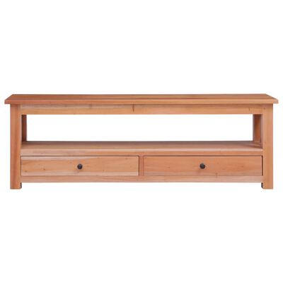 vidaXL Mueble para TV de madera maciza de caoba 120x30x40 cm