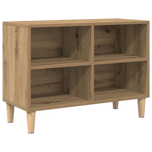 vidaXL Gabinete de TV Marrón 69.5 x 30 x 50 cm Madera contrachapada