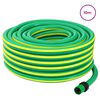 vidaXL Manguera de jard&iacute;n 5 capas Verde y amarillo 1 / 2'' 10 m PVC