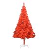 vidaXL &Aacute;rbol de Navidad preiluminado con luces y bolas rojo 180 cm