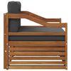 vidaXL Conjunto de sof&aacute;s de exterior Madera de Acacia S&oacute;lida Natural