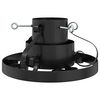 vidaXL Soporte para &Aacute;rbol de Navidad Negro 40 x 40 x 21 cm Acero
