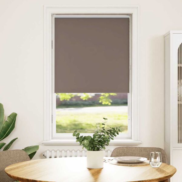 vidaXL Estor Enrollable Opaco Color Caf&eacute; 65x175 cm Tela Ancho 60,7cm