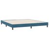 vidaXL Estructura de cama sin colchón terciopelo azul oscuro 180x210cm