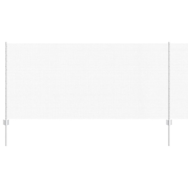 vidaXL Valla con Poste Plateado 1 x 50 m Acero