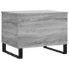 vidaXL Mesa de centro madera contrachapada gris Sonoma 60x44,5x45 cm