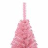 vidaXL Árbol de Navidad Artificial Preiluminado Rosa 120 cm PVC