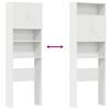 vidaXL Armario de lavadora madera ingenier&iacute;a blanco 64x24x190 cm
