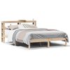vidaXL Estructura de cama sin colch&oacute;n madera de pino blanca 140x200 cm