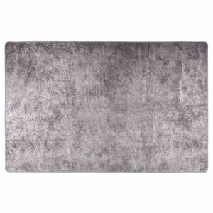 vidaXL Alfombra lavable gris 80x150 cm