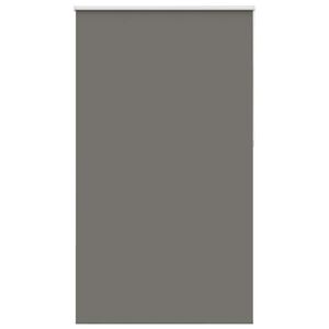 vidaXL Estor Enrollable Opaco gris 130x230 cm Tela Ancho 126,6 cm