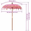vidaXL Parasol Balinés Rosa 185 x 185 x 260 cm Algodón