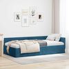 vidaXL Estructura de cama en esquina Azul 100 cm x 200 cm Terciopelo