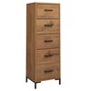 vidaXL C&oacute;moda de madera maciza de pino 42x35x110 cm