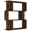 vidaXL Estanter&iacute;a/Biombo madera aglomerada roble ahumado 80x24x96 cm