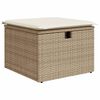 vidaXL Set sof&aacute;s jard&iacute;n y cojines 5 pzas rat&aacute;n sint&eacute;tico acacia beige