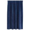 vidaXL Cortinas opacas 2 pcs Azul Oscuro 140 x 140 cm Terciopelo