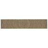 vidaXL Alfombra de &aacute;rea Natural y negro 60 x 400 cm yute