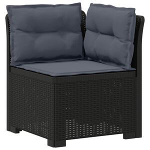 vidaXL Sill&oacute;n Individual de Jard&iacute;n con Cojines Apariencia de Ratan PP