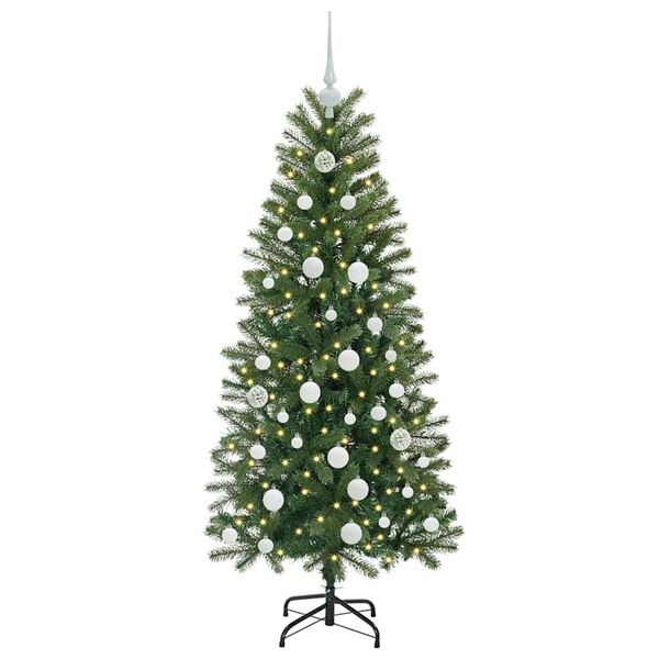 vidaXL &Aacute;rbol de Navidad artificial con 150 LED Verde 150 cm PE y PVC