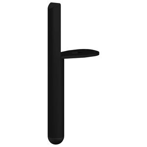 vidaXL Patas de Muebles 2 pcs Negro 66 x 36 x 160 mm Hierro