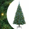 vidaXL &Aacute;rbol de Navidad Artificial Preiluminado al Rev&eacute;s con Juego de Bolas