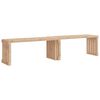 vidaXL Banco de jard&iacute;n extensible madera maciza pino 212,5x40,5x45 cm