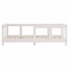 vidaXL Estructura de cama para niños madera de pino blanco 70x140 cm