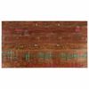 vidaXL Tablero mesa rectangular madera maciza reciclada 120x70x2,5 cm