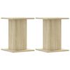vidaXL Soportes altavoces 2 uds madera roble Sonoma 30x30x40 cm