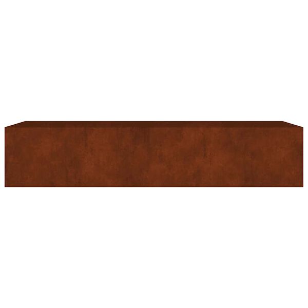 vidaXL Jardinera acero corten 200x80x40 cm