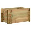 vidaXL Cama Elevada de Verduras para Jard&iacute;n Verde 80 x 80 x 32 cm