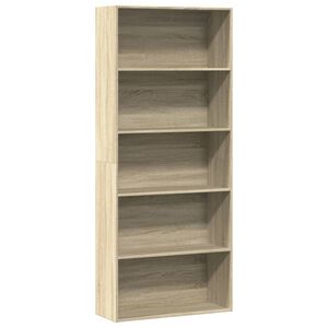 vidaXL Estanter&iacute;a madera ingenier&iacute;a color roble 80x30x189cm