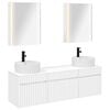 vidaXL Juego de Muebles de Ba&ntilde;o 5 pcs Blanco 53 x 15,5 x 70 cm