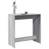 vidaXL Mesa alta de bar madera ingeniería gris Sonoma 102x50x103,5 cm
