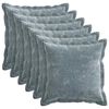 vidaXL Funda de almohada 6 uds. HOUTEN Azul Claro 40 x 40 cm
