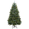 vidaXL Árbol de Navidad artificial Verde 240 cm PVC y Metal