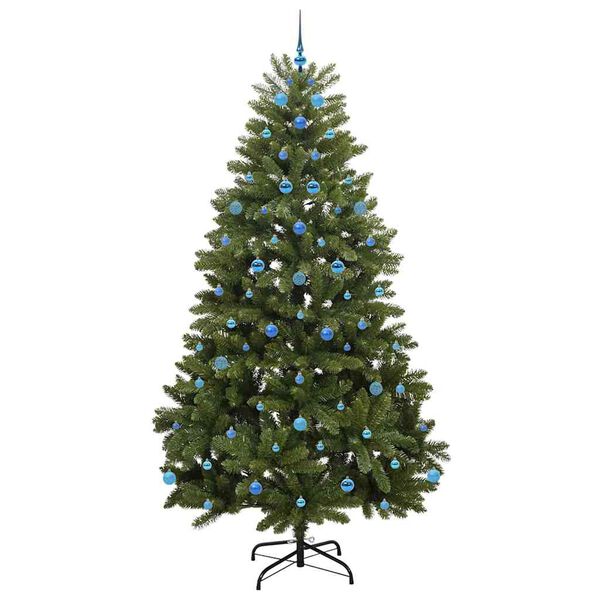 vidaXL Árbol de Navidad artificial Verde 240 cm PVC y Metal