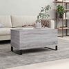 vidaXL Mesa de centro madera contrachapada gris Sonoma 90x44,5x45 cm