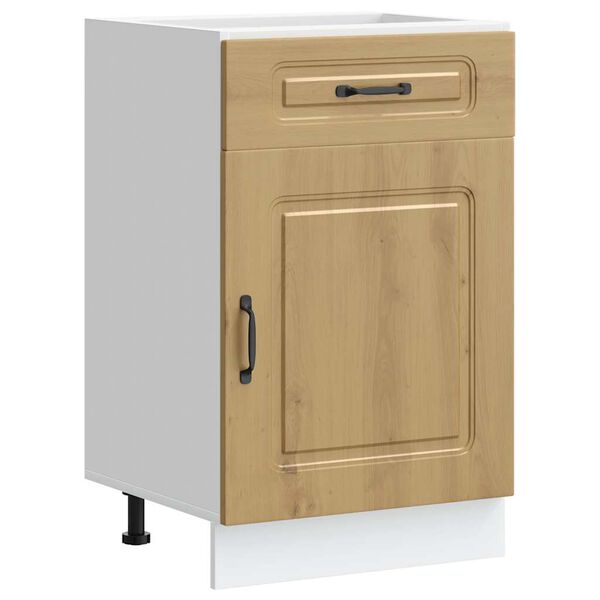 vidaXL Mueble bajo de cocina Kalmar roble artesanal madera ingenier&iacute;a