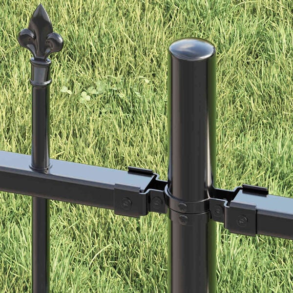 vidaXL Valla de Jard&iacute;n Gris 240 x 165 cm