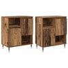 vidaXL Tableros Lateral 2 uds. Madera vieja