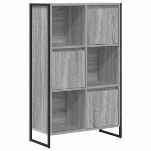 vidaXL Estanter&iacute;a para libros Gris Sonoma 68 x 30 x 108.5 cm