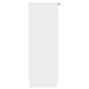 vidaXL Mueble zapatero de madera contrachapada blanco 59x35x100,5 cm