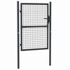 vidaXL Puerta de jard&iacute;n de malla acero galvanizado 100 x 125 cm gris