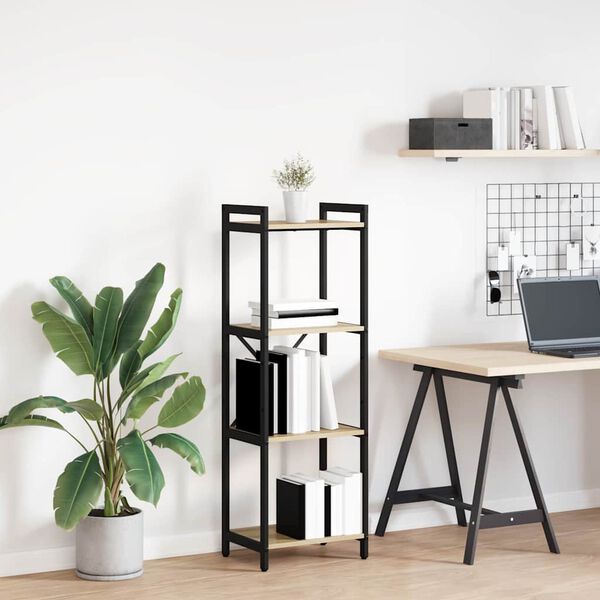 vidaXL Estante de libros Roble Sonoma 40 x 30 x 119 cm