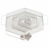 vidaXL Generador de humo fr&iacute;o redondo 6 lados acero inoxidable 22,5 cm